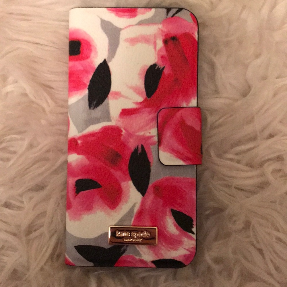Kate Spade Floral ID Holder Cell Phone Case